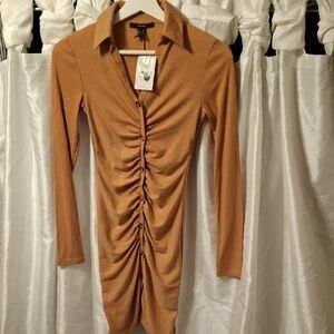 Forever 21 Warm-Toned Ribbed Dress S 💙💙💙💙